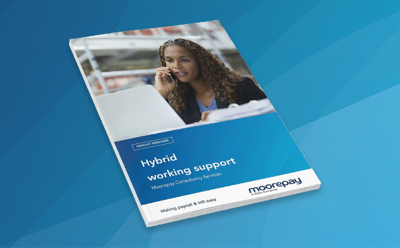 hybrid working brochure front page